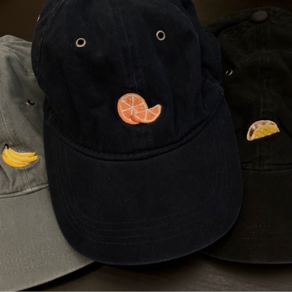 Bundle of 3 A&F Snack Baseball Caps - Picture 2 of 8